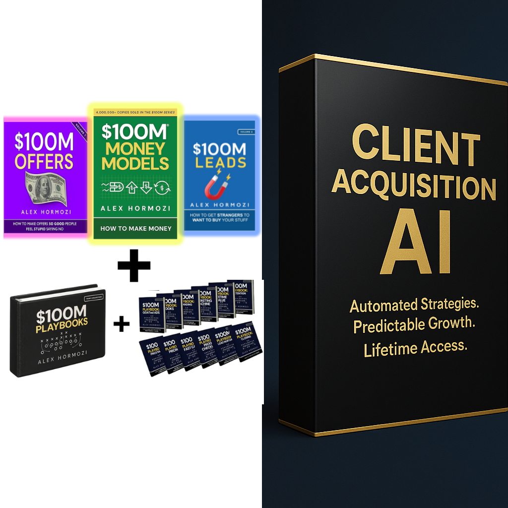 Complete Hormozi Bundle + ACQ AI 2.0 [Best of Both Worlds Bundle]